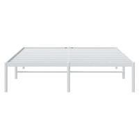 Bedframe metaal wit 160x200 cm - thumbnail