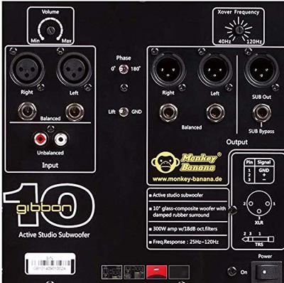 Monkey Banana Gibbon 10 actieve subwoofer zwart Monkey Banana Gibbon 10 actieve subwoofer zwart