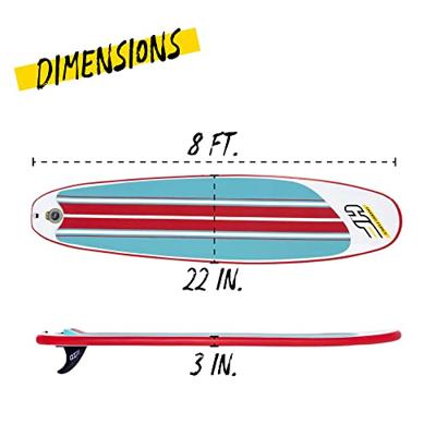 Bestway stand up paddleboard hydro-force compact surf 8 243x57x7 cm