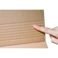 SendProof® Boekverpakking | golfkarton | 378x295x80mm | bruin | 25 stuks - thumbnail