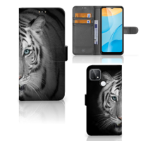 OPPO A15 | Telefoonhoesje | Met pasjeshouder | Tijger - thumbnail