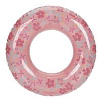Little Dutch pink flower zwemring, 50cm - thumbnail