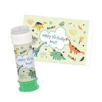 Folat bellenblaas sticker dino roars 11 cm 6 stuks | 48 stuks - thumbnail