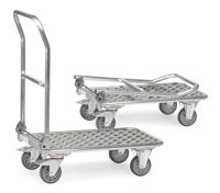 Fetra Hauptartikel 1133 Plateauwagen Inklapbaar Aluminium Laadvermogen (max.): 150 kg - thumbnail