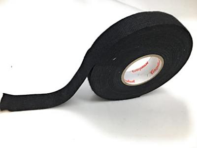 Tesa isolatieband geweven zwart 19mm 25mtr