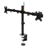 Kensington SmartFit Ergo monitorarm, met uitschuifbare arm, dubbel, zwart - thumbnail
