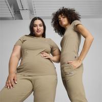 Dames-T-Shirt met Korte Mouwen Puma Better Essentials Beige - Maat: S - thumbnail