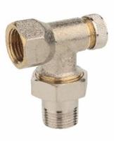 Kirchhoff Radiateurschroefaansluiting, vernikkeld, hoek 1/2", afsluitbaar - 98853518 - thumbnail