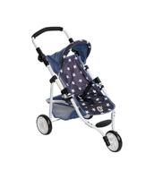 Poppenwagen Jogger Lola - Stars Navy - thumbnail