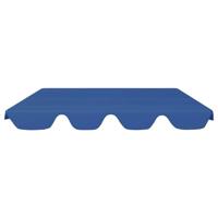 Vervangingsluifel voor schommelbank 188/168x110/145 cm blauw - thumbnail