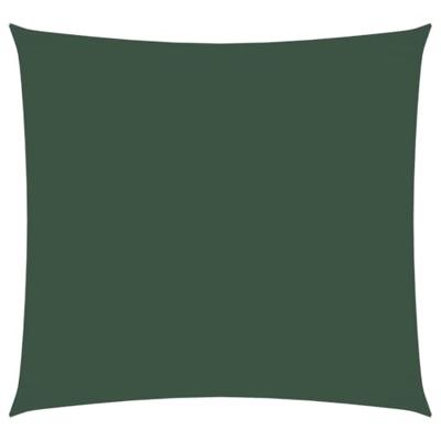 VidaXL Zonnescherm vierkant 4x4 m oxford stof donkergroen VidaXL Zonnescherm vierkant 4x4 m oxford stof donkergroen