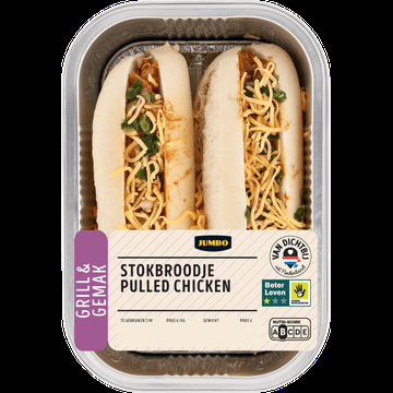 Jumbo Stokbroodje Pulled Chicken 356 g