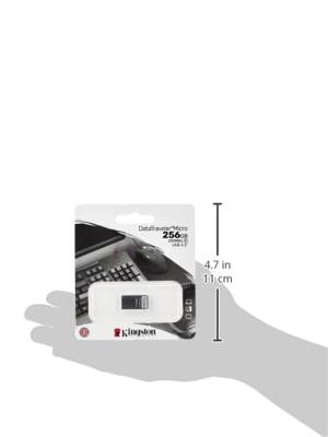Kingston Technology DataTraveler 256GB Micro 200MB/s Metal USB 3.2 Gen 1 - thumbnail