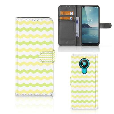 Nokia 3.4 | Telefoon Hoesje | Waves Yellow