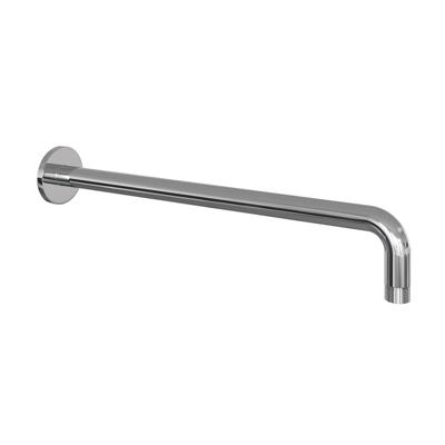 Chrome Edition thermostatische inbouw regendouche SET 15 met 20 cm douchekop en gebogen muurarm, staaf handdouche, doucheslang en geïntegreerde glijstang (chroom)