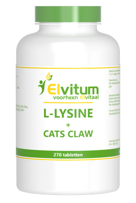 Elvitum L-Lysine Cats Claw Tabletten