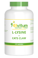 Elvitum L-Lysine Cats Claw Tabletten - thumbnail
