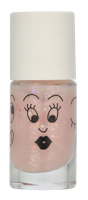 Nailmatic Kids Nail Polish Polly - Rose Transparent Pailleté Nagellak 8 ml - thumbnail