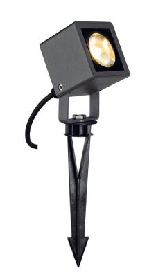 SLV Vierkante tuinspotNautilus Square led met grondpen - 231035