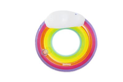Bestway Opblaasbaar Regenboog Wiel D107 cm +12 Jaar Strand en Zwembad 43647