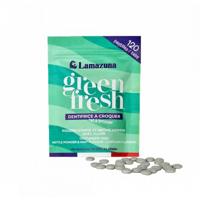 Lamazuna Toothpaste tablets greenfresh nettle mint bio 30 Gram - thumbnail