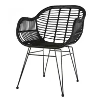 Tuinstoel Moda zwart - thumbnail