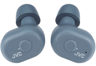 JVC HA-A10T-HU Truly Draadloze in-ear Bluetooth hoofdtelefoon met memory foam oorstukken, kleur misty-grijs (waterdicht IPX5, 4 + 10 uur batterijduur)