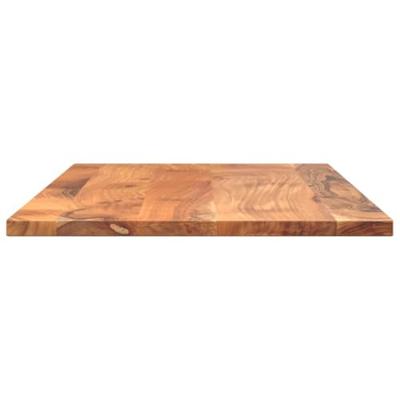 Tafelblad rechthoekig 80x60x2,5 cm massief acaciahout