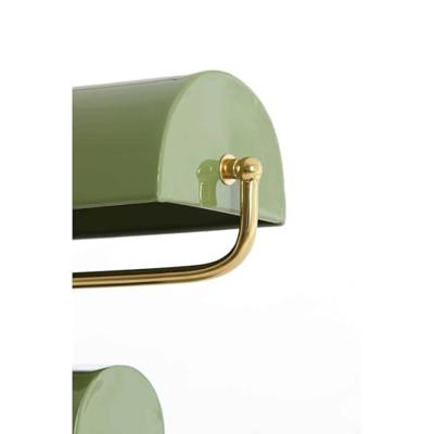 Light & Living Lichtgroene bureaulampCardona met goud - 1x E27 - 8058076 Light & Living Lichtgroene bureaulampCardona met goud - 1x E27 - 8058076