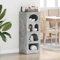Dressoir Beton Grijs 40 x 35 x 100,5 cm Bewerkt hout - thumbnail