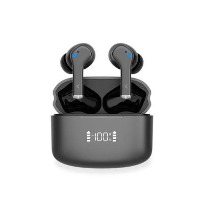 KSIX Noise Cancel 3 Draadloze Bluetooth-hoofdtelefoon met actieve ruisonderdrukking, ANC + ENC, HD-oproepen, transparantie-modus, led-paneel, True Wireless Stereo, spraakassistent, 18 uur looptijd