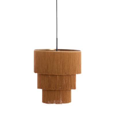 Light & Living Touwtjes hanglampMalaika Ø 45cm - bruin - 2990882
