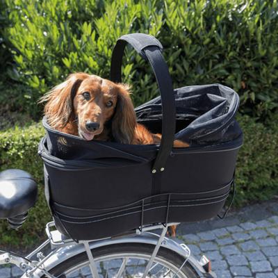 TRIXIE FIETSMAND BAGAGE DRAGER BREED ZWART - thumbnail