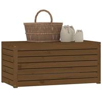 Tuinbox 101x50,5x46,5 cm massief grenenhout honingbruin - thumbnail