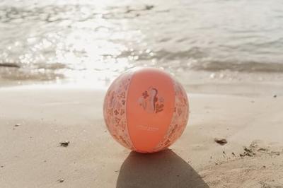 Little Dutch ocean dreams strandbal roze, 35cm