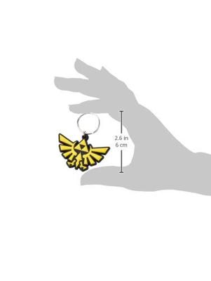 Legend of Zelda Rubber Keychain Triforce 6 cm