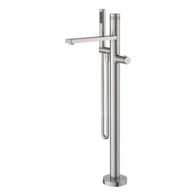 Wiesbaden Vrijstaand Bad Thermostaatkraan Sphere 83.3 cm Compleet Geborsteld Staal