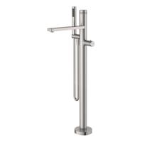 Wiesbaden Vrijstaand Bad Thermostaatkraan Sphere 83.3 cm Compleet Geborsteld Staal - thumbnail