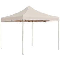 Partytent professioneel inklapbaar 2x2 m aluminium crme - thumbnail