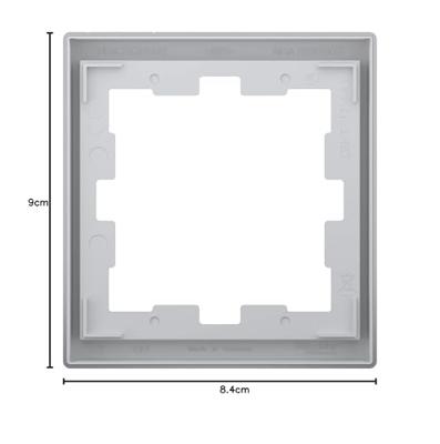 Merten MEG4010-6536 Afdekking Frame System Design RVS 1 stuk(s)