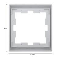 Merten MEG4010-6536 Afdekking Frame System Design RVS 1 stuk(s) - thumbnail