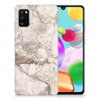 Samsung Galaxy A41 | TPU | Siliconen hoesje | Marmer Beige