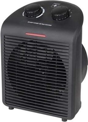 Ventilatorkachel 2000W zwart 2 standen