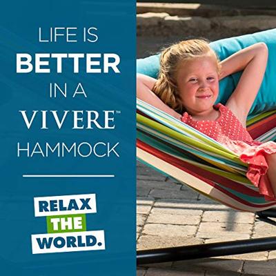 Vivere Combo Dubbele Polyester Hangmat met Standaard Ciao