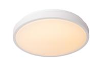 Lucide DASHER - Plafonnière Badkamer - Ø 34,8 cm - LED - 1x18W 2700K - IP44 - Beweging & dag/nacht sensor - Wit - thumbnail