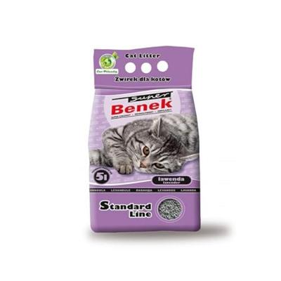 Certech Super Benek Standard Lavendel - Klonterende kattenbakvulling 5 l