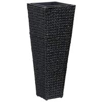 Plantenbakken verhoogd 3 st waterhyacint zwart - thumbnail