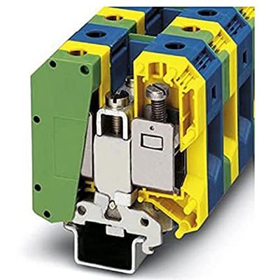 Phoenix Contact 3009163 Installatierandaardeklem 40 mm Schroeven Groen, Geel 5 stuk(s)