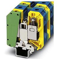Phoenix Contact 3009163 Installatierandaardeklem 40 mm Schroeven Groen, Geel 5 stuk(s) - thumbnail