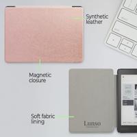 Lunso Kobo Aura H20 Edition 2 hoes (6.8 inch) - sleepcover - Rose Goud - thumbnail